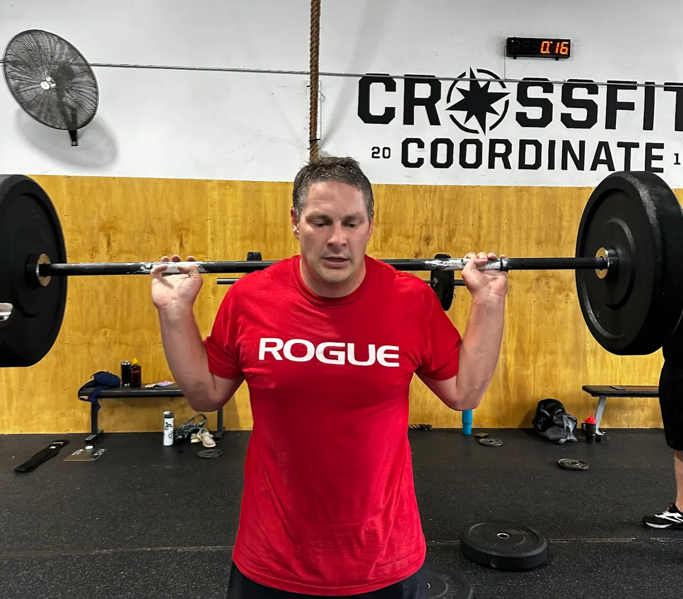 Patrick hits 1,000 CrossFit Classes