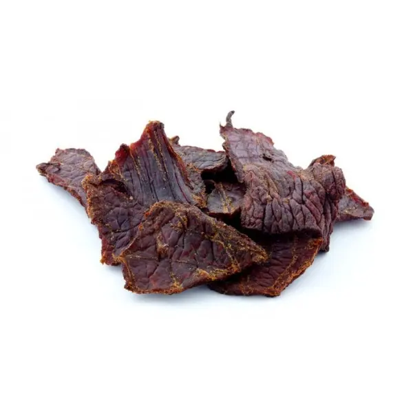 Beef jerky, a portable high-protein snack for lifters